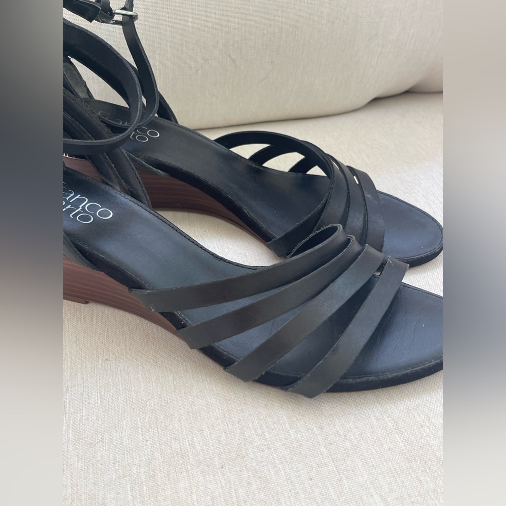 Black Franco Sarto dressy sandals